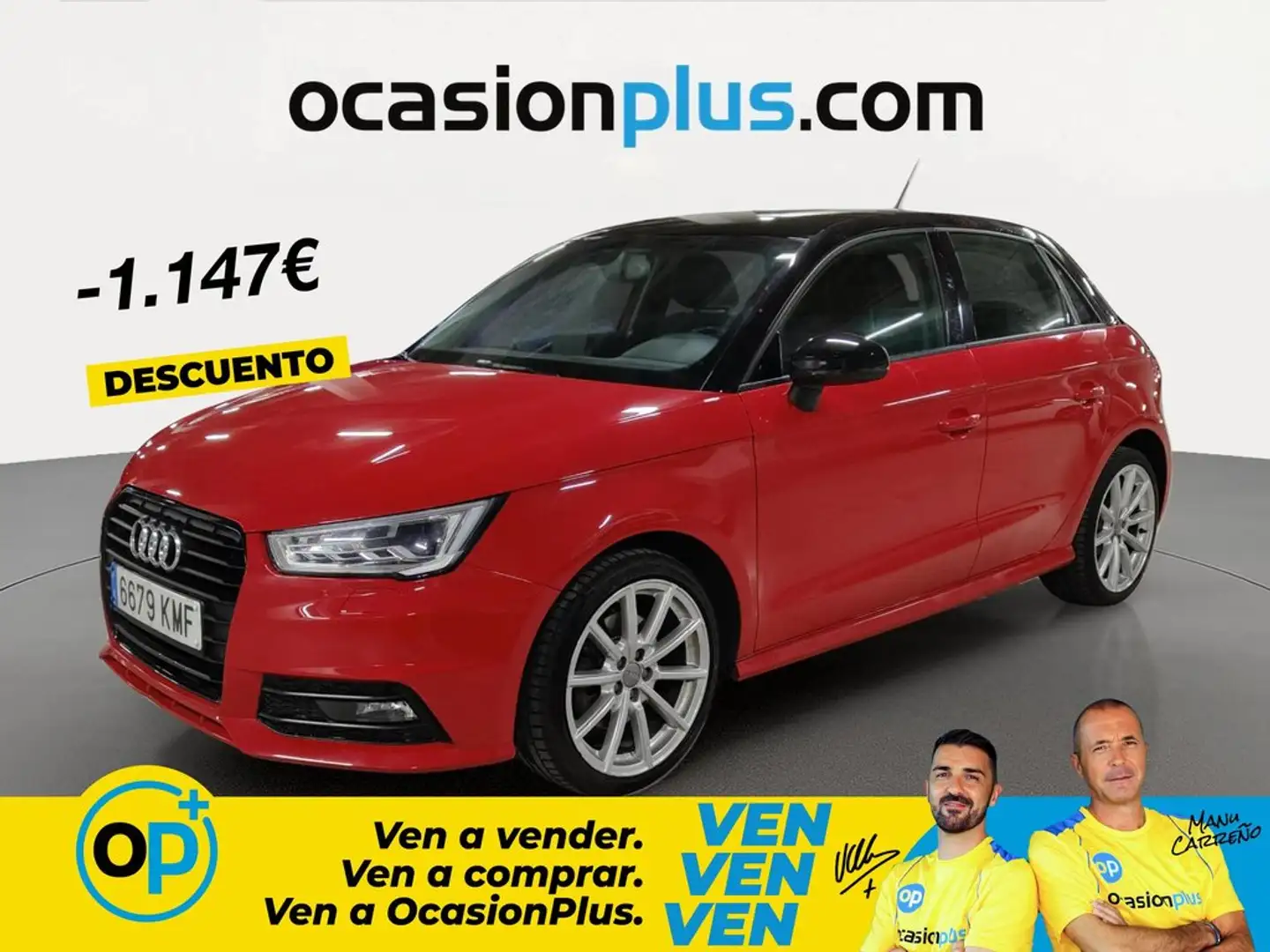 Audi A1 Sportback 1.4 TFSI Adrenalin 92kW Rojo - 1