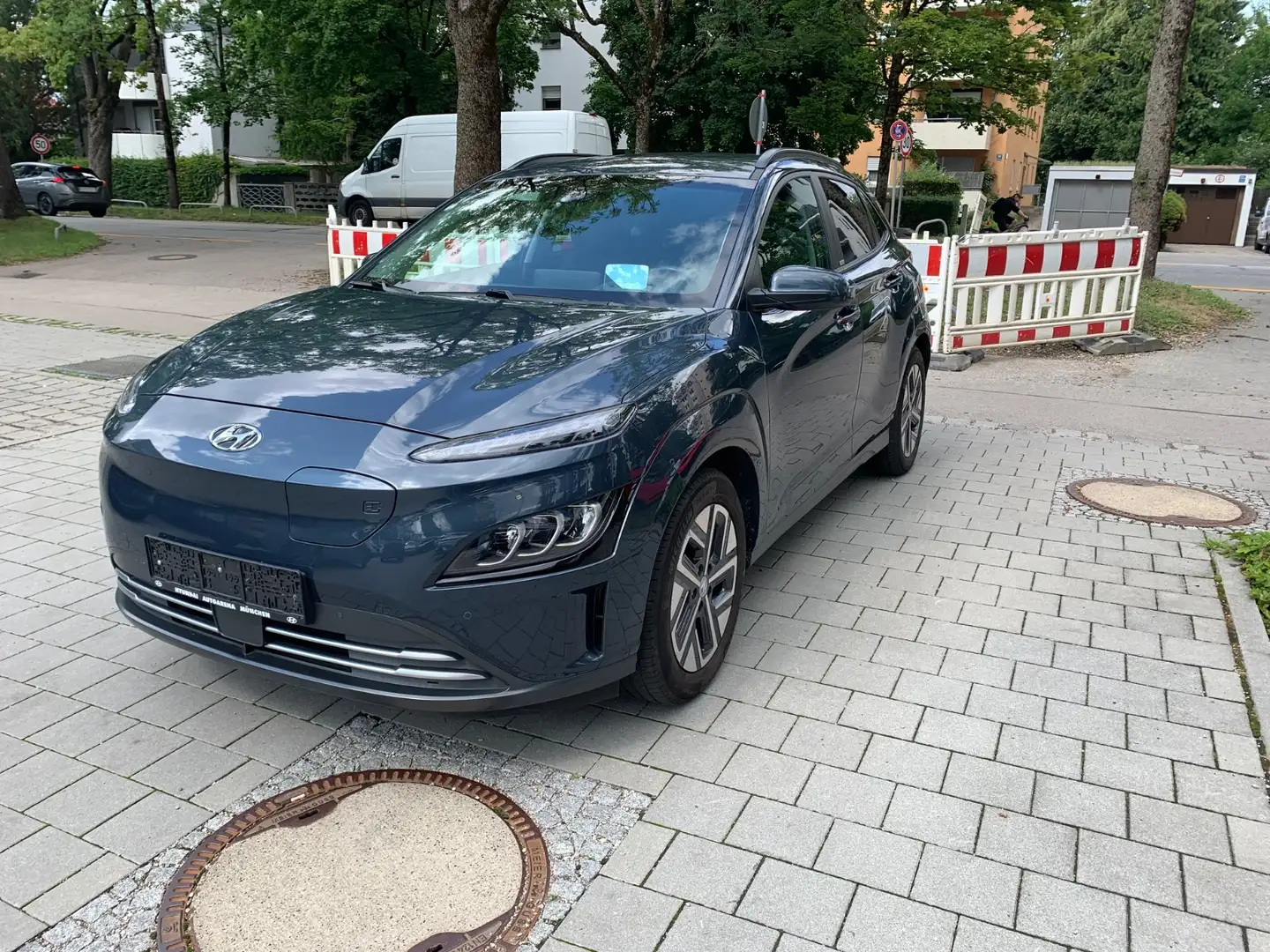 Hyundai KONA Prime Elektro Matrix ACC AUT DynLicht HUD Bleu - 2