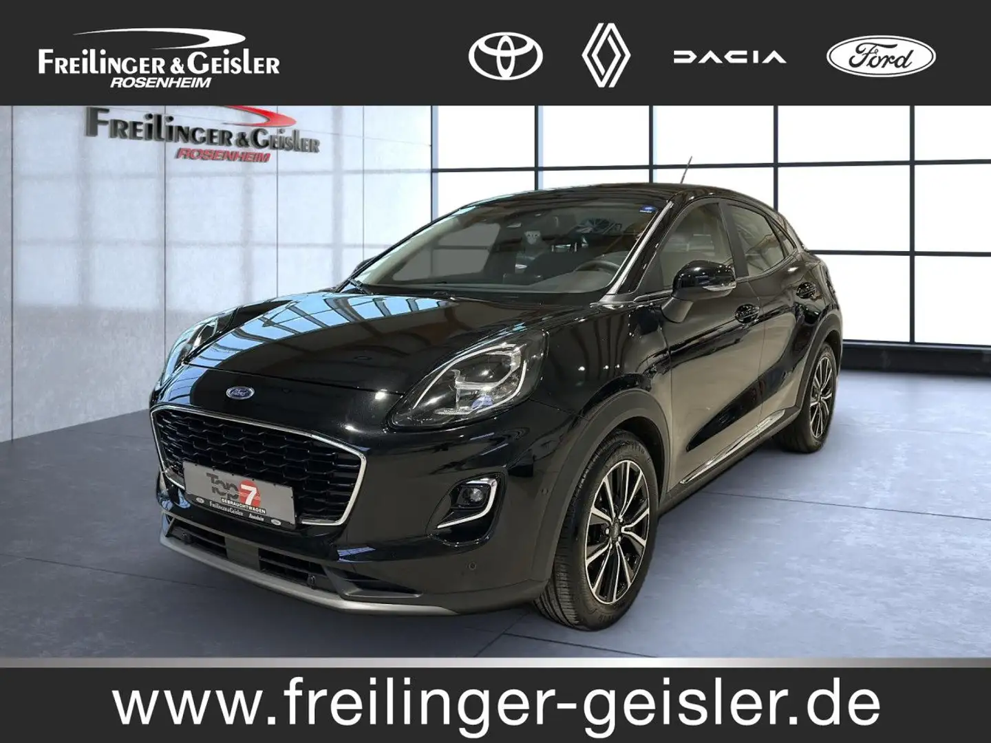 Ford Puma Titanium Bluetooth Navi LED Klima el. Fenster Schwarz - 1