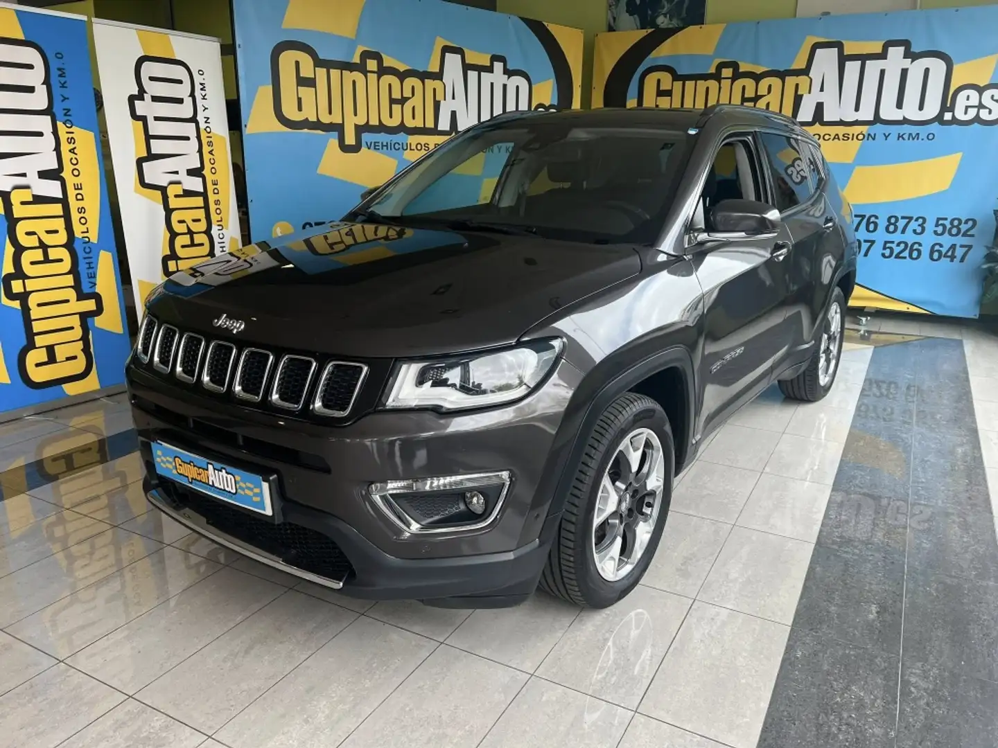 Jeep Compass 1.6 Mjt Limited 4x2 Gris - 1