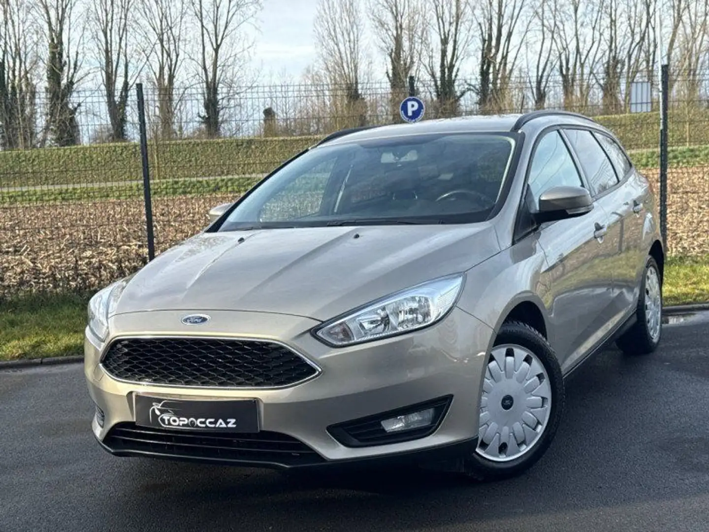 Ford Focus SW 1.5 TDCI 105CH ECONETIC EXECUTIVE * GPS * 81.000KM * 2018 Beige - 1