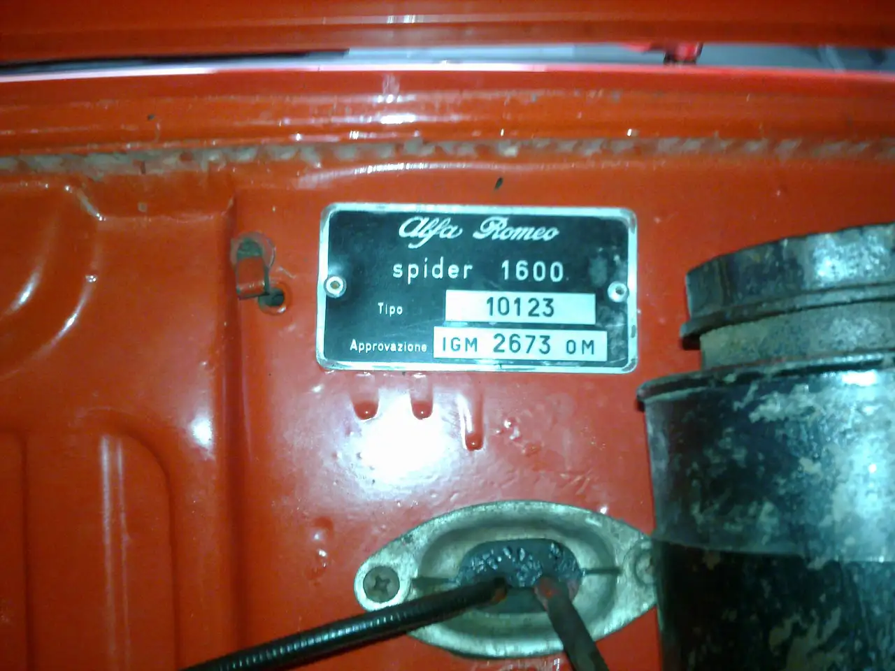 Alfa Romeo Spider Giulia 1600, foto 9