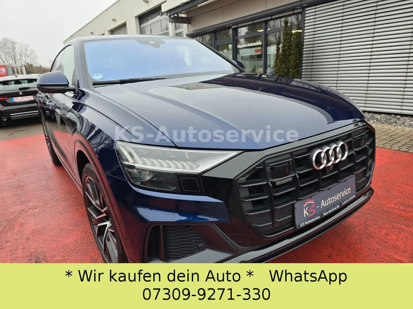 Audi Q8 50 TDI quattro Panoramadach/LED Matrix S-Line Azul - 1