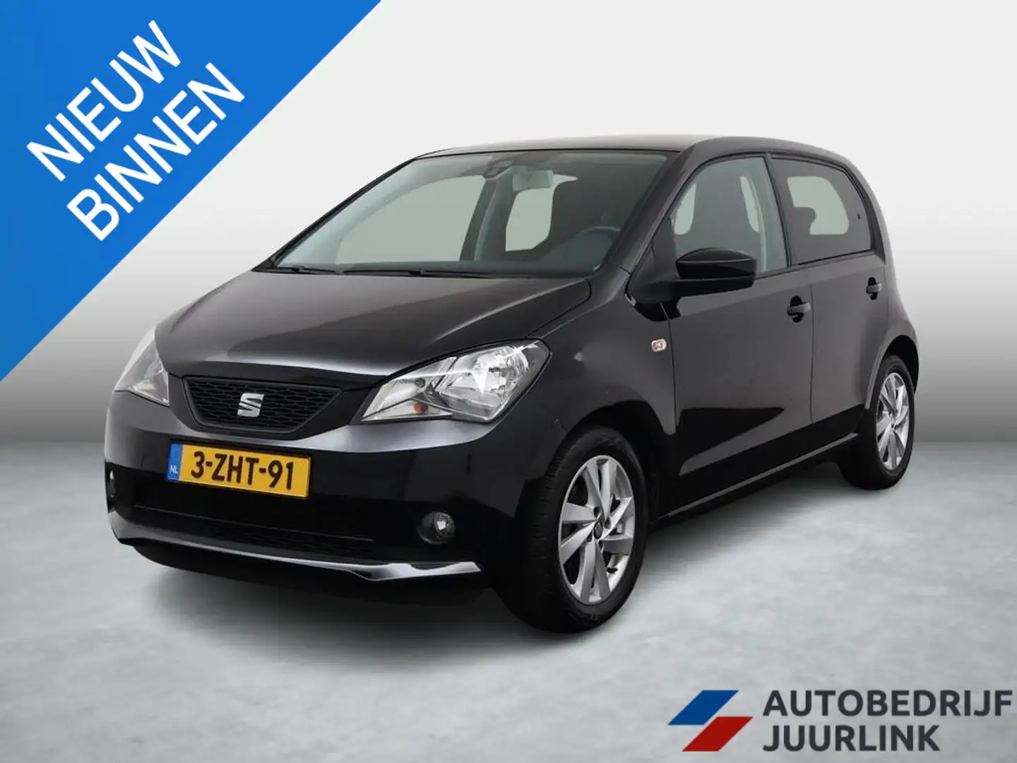SEAT Mii 1.0 Sport Dynamic Airco/Stoelverw./LM-vlg Zwart - 1