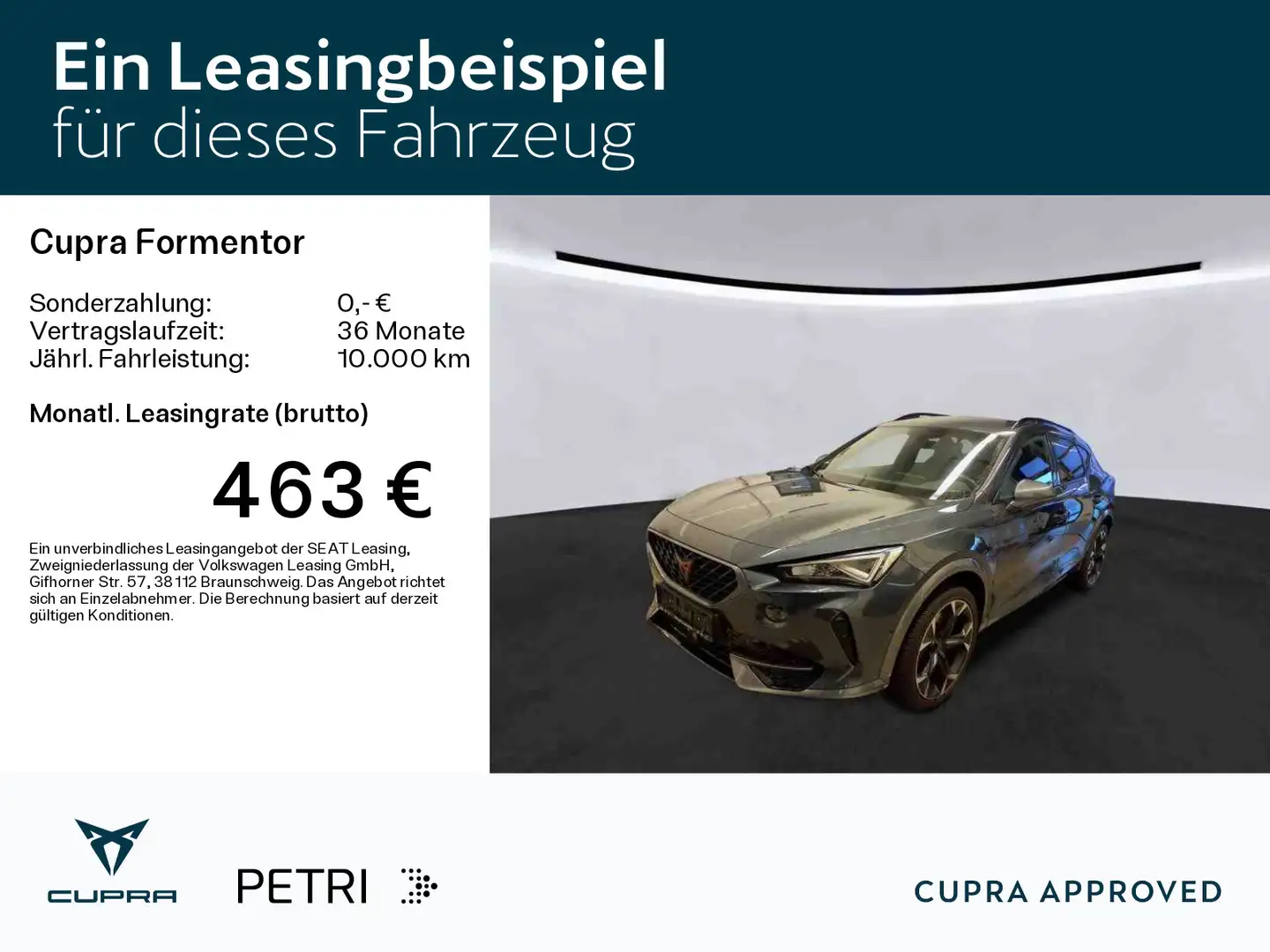 CUPRA Formentor VZ 1.4TSI e-HYBRID*NAVI*KAM*SHZ*APP*19 Gris - 2