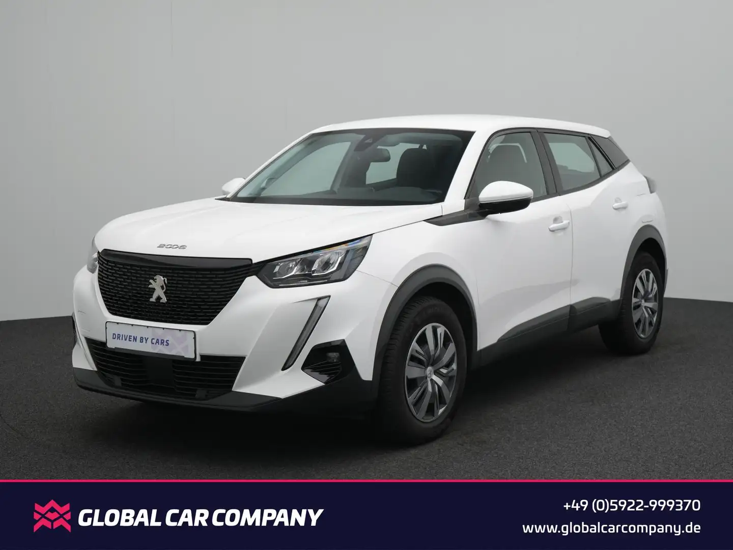 Peugeot 2008 Active Pack,LED,TEMPO,AHK,SPURH,APP,PDC,DAB Bianco - 1
