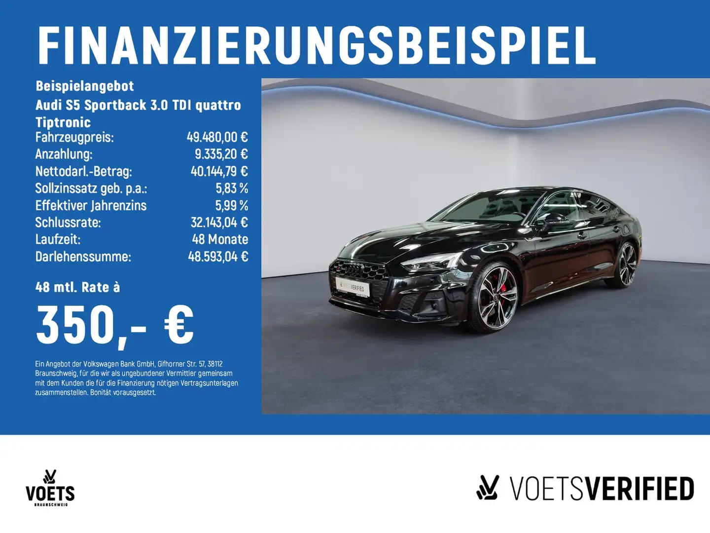 Audi S5 Sportback 3.0 TDI quattro Tiptronic MATRIX-LED+... Noir - 2