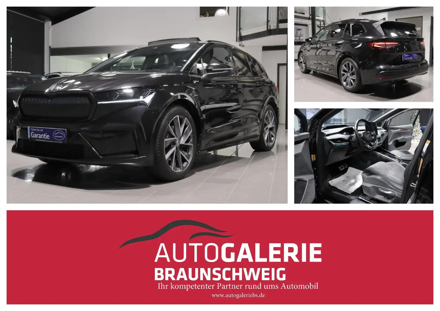 Skoda Enyaq 60 Sportline *PANO*CAM*NAVI*HEAD-UP* Noir - 1