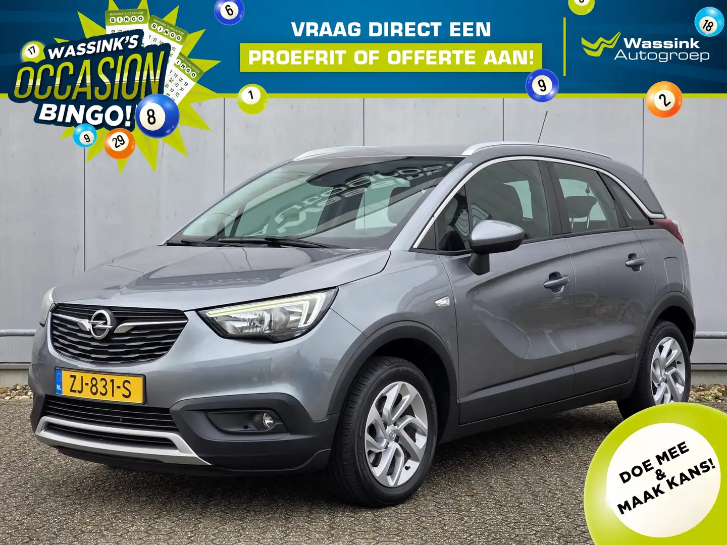 Opel Crossland X 110pk Innovation | Navigatie | Bluetooth | Stoel e Gris - 1