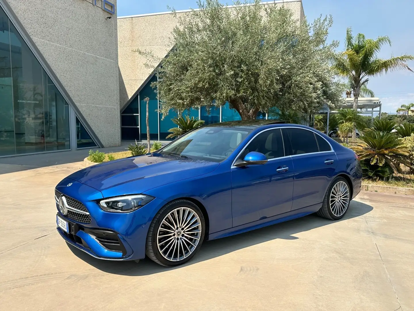 Mercedes-Benz C 220 d mhev AMG Line Premium Plus 197cv auto Blu/Azzurro - 1