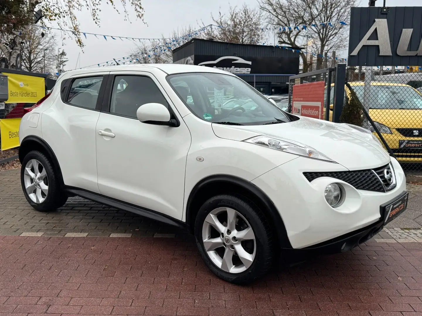 Nissan Juke 1.6 Automatik*Kamera*PDC*Temp*EU5* Weiß - 1