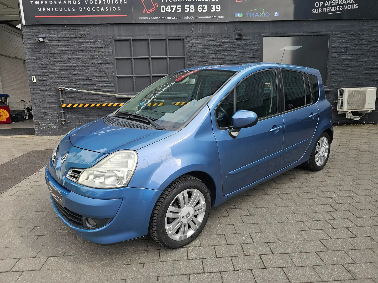 Renault Modus Airco,Semi Cuir,Toit Pano,Carnet Renault Garantie! Bleu - 2