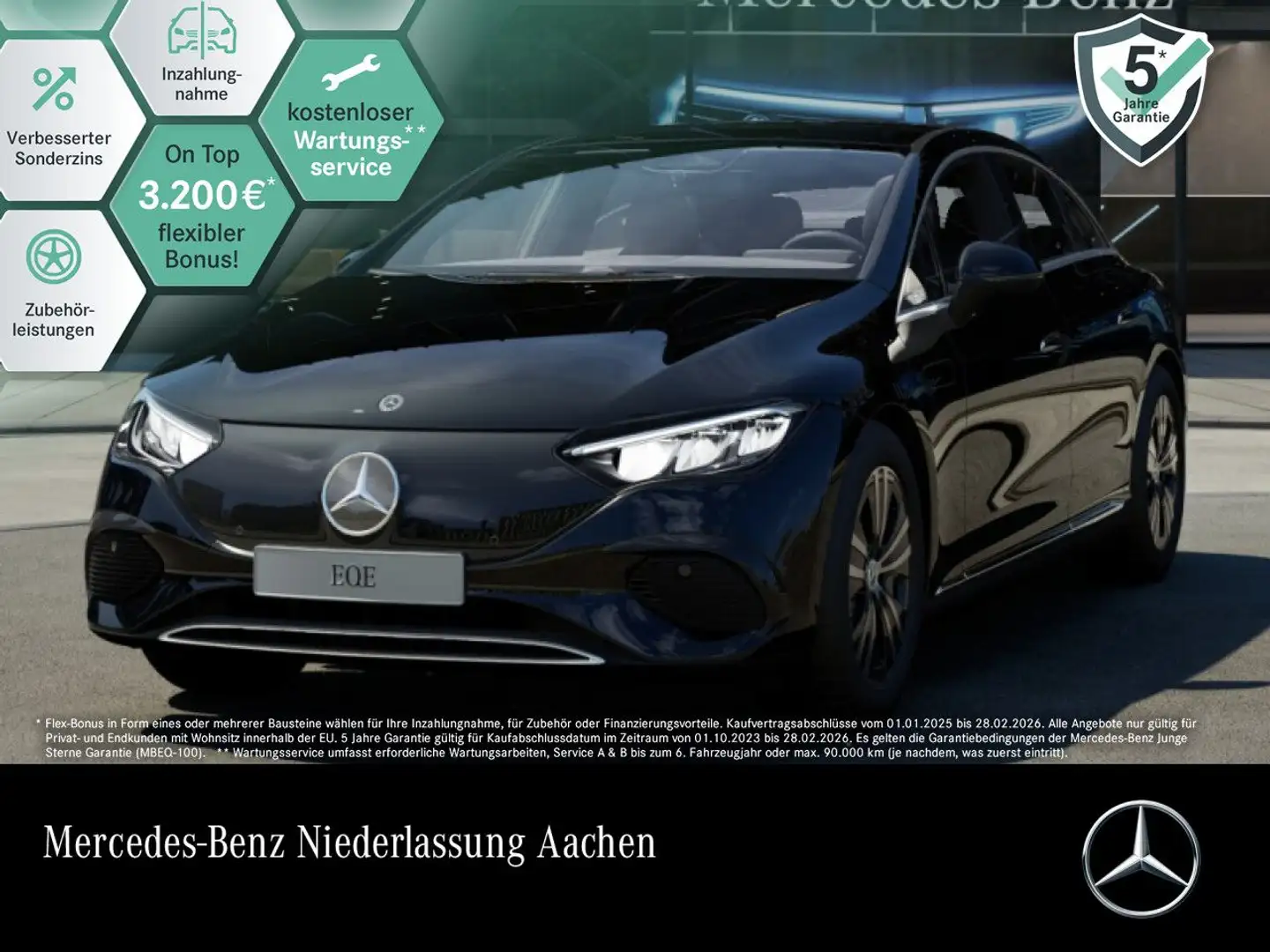 Mercedes-Benz EQE 300 Avantgarde WideScreen LED Kamera PTS Sitzh Schwarz - 1
