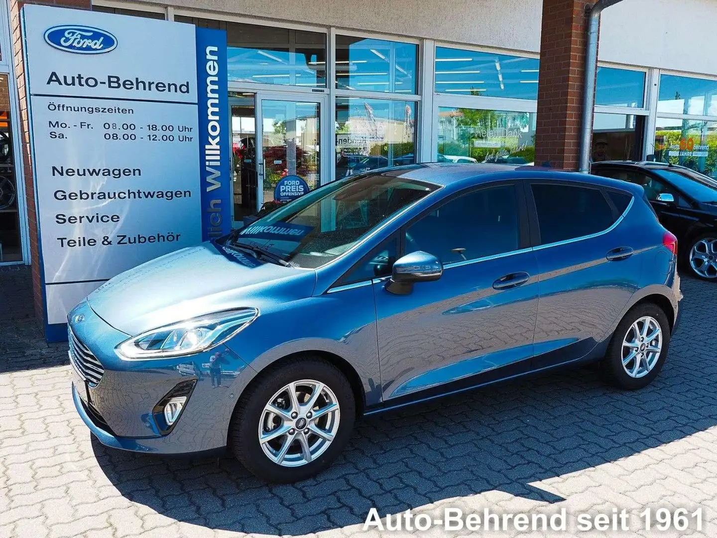 Ford Fiesta Titanium Automatik Navi Kamera Tech-Paket Blu/Azzurro - 1