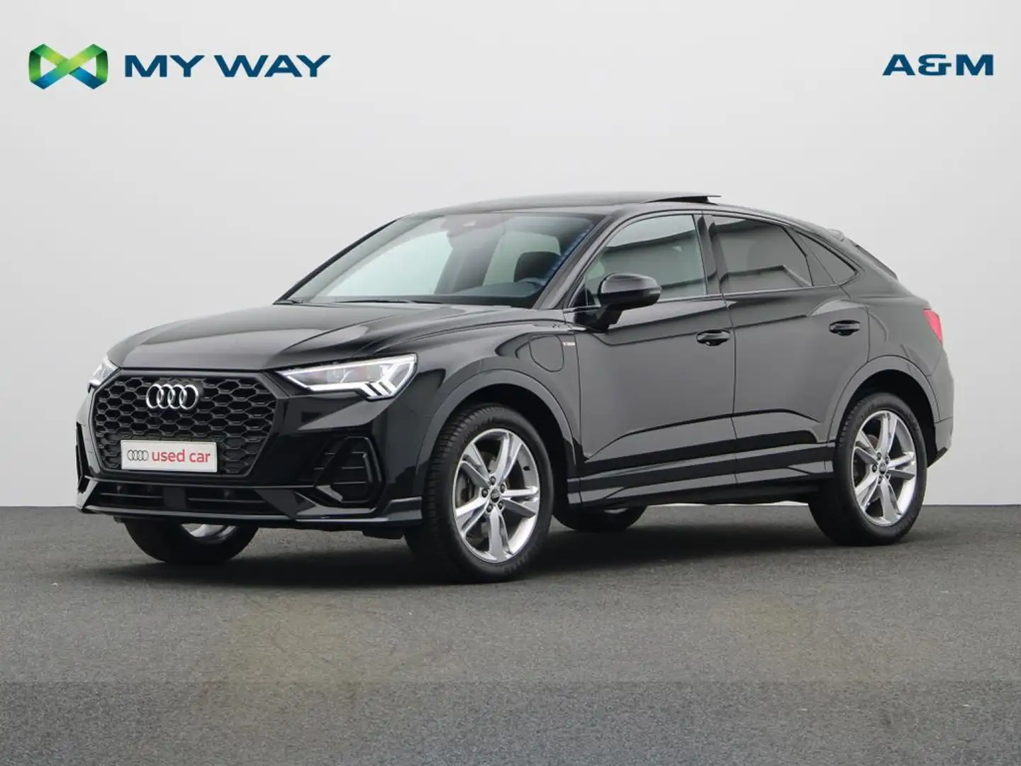 Audi Q3 Sportback S-LINE 45 TFSIe 245 PK S-TRONIC PLUG-IN  Noir - 1