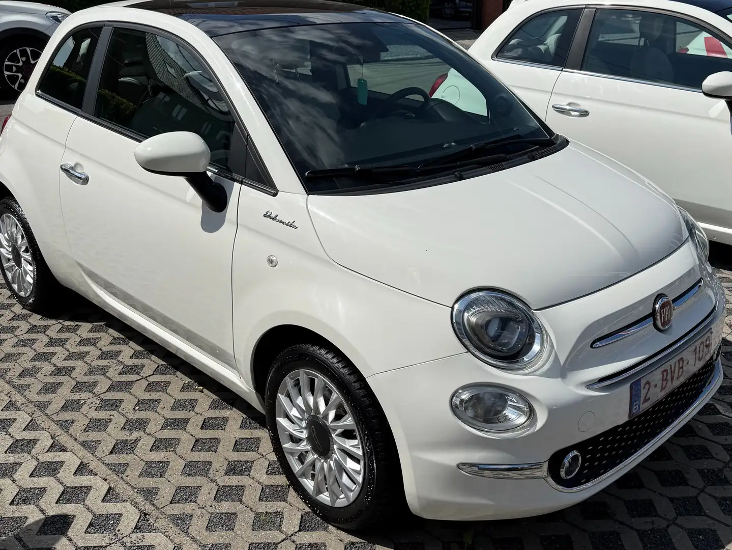Fiat 500 500 1.0i MHEV Dolcevita Blanc - 1