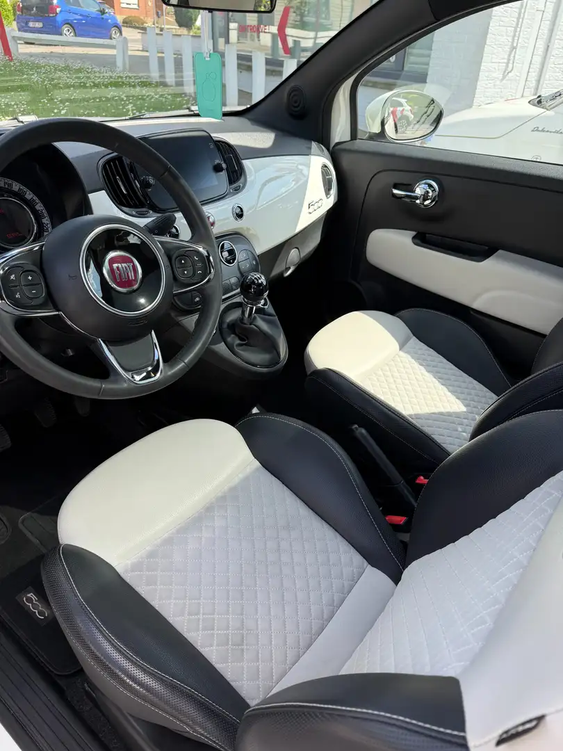 Fiat 500 500 1.0i MHEV Dolcevita Blanc - 2