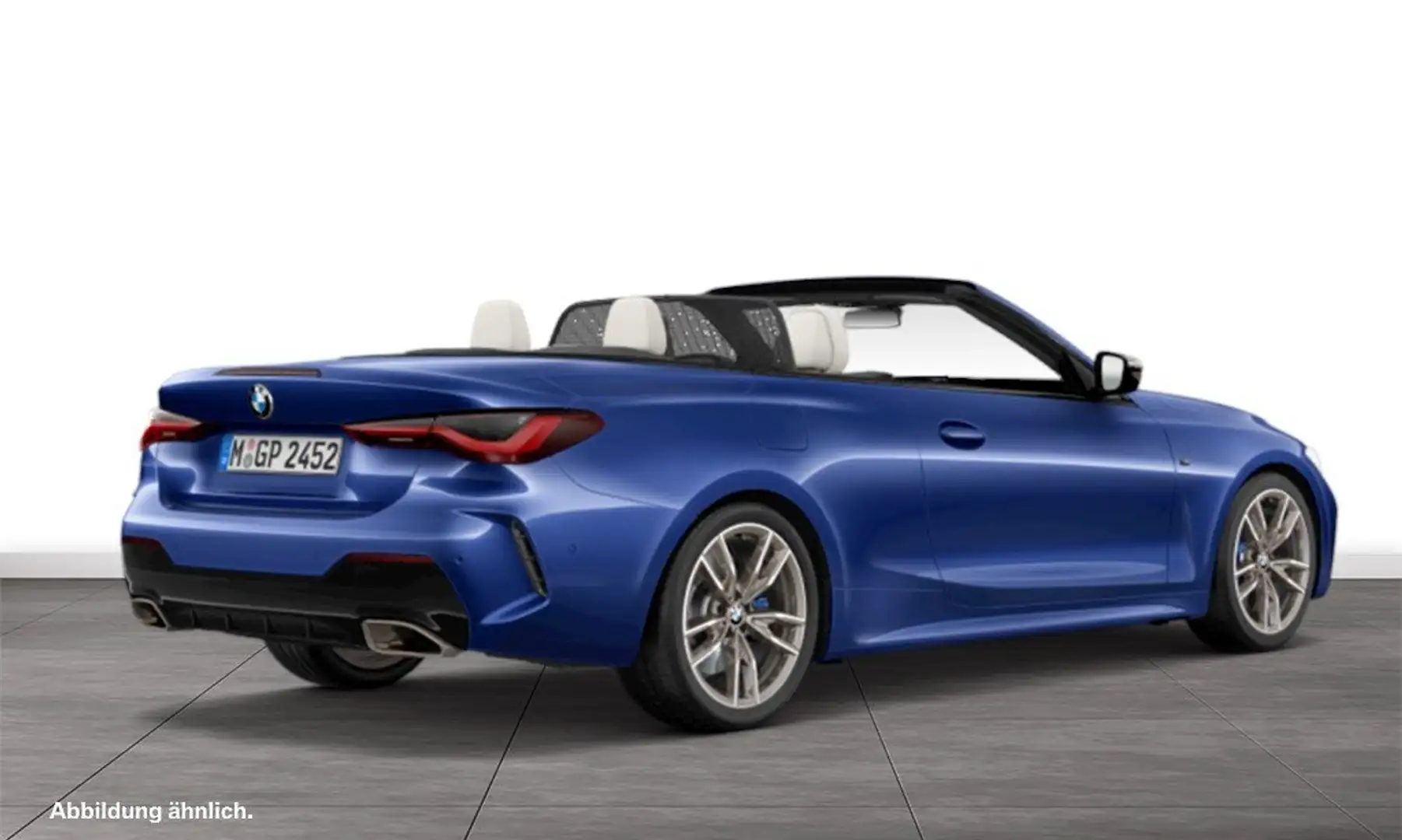 BMW 440 M440i Cabriolet+M SPORT+19"ALU+LIVE COCKPIT PRO Blau - 2