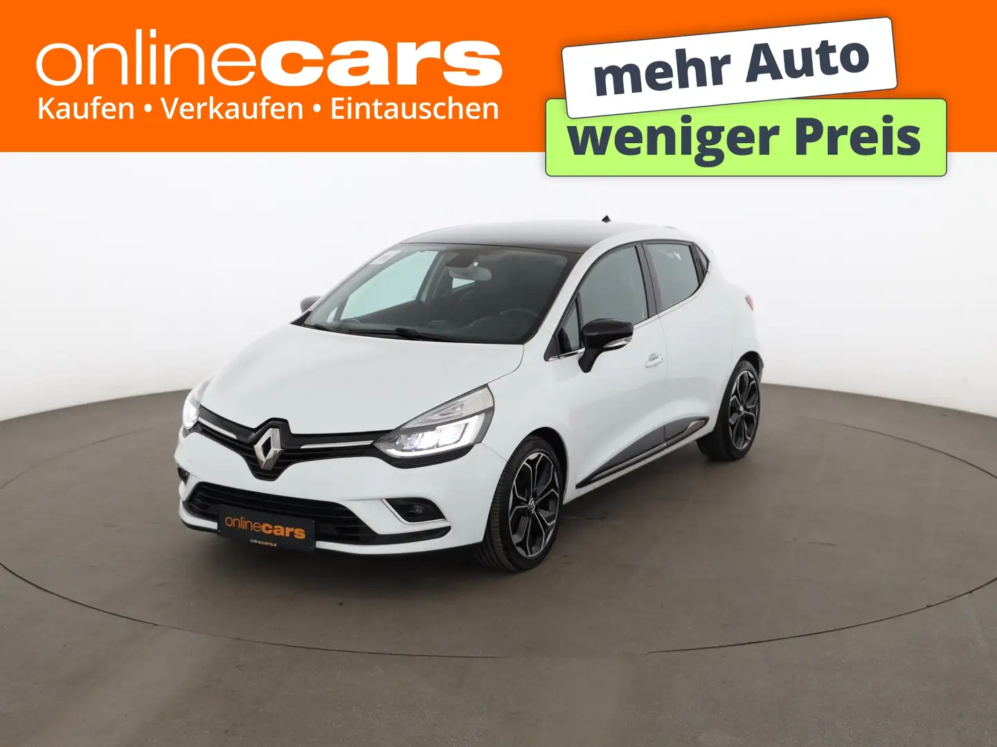 Renault Clio IV 1.2 Intens NAVI SITZHZG BOSE LEDER TEMP Weiß - 1