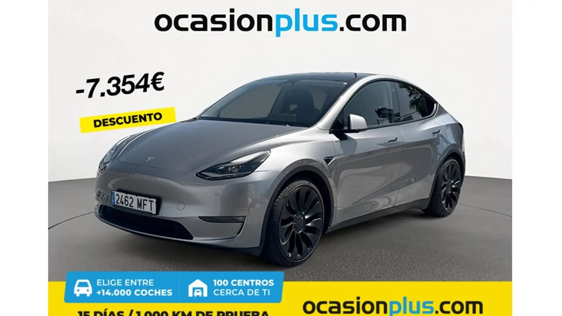 Tesla Model Y Performance AWD Argent - 1