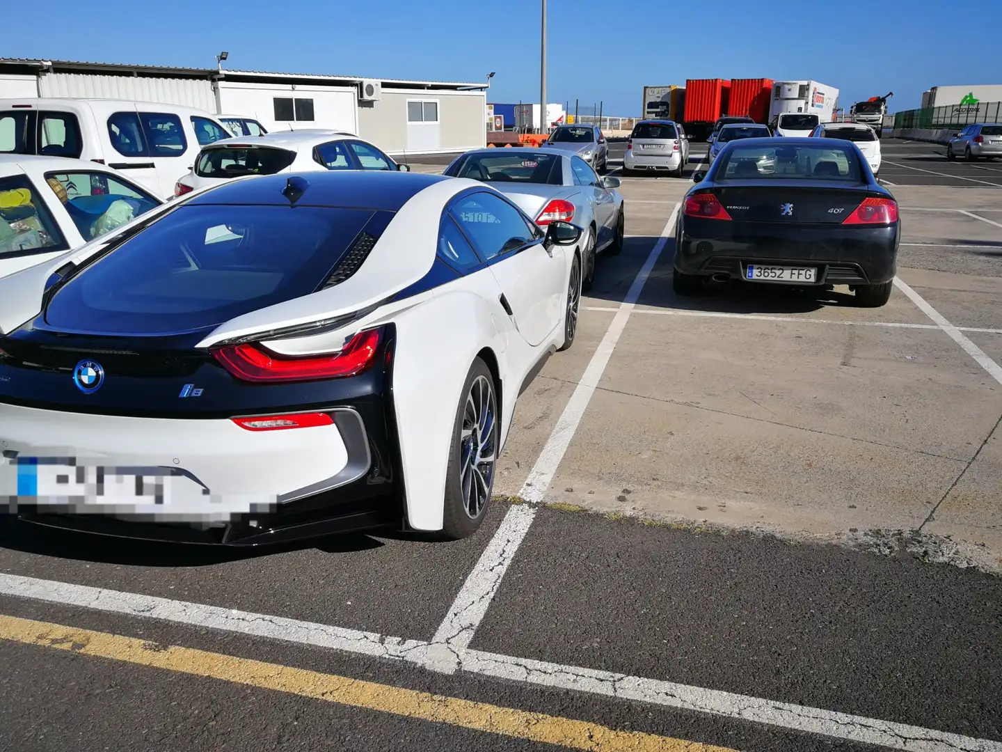 BMW i8 Coupé Blanc - 2