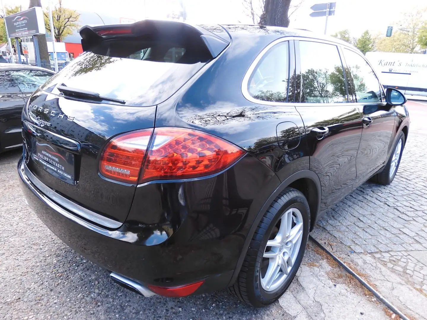 Porsche Cayenne CAYENNE*2 HAND*LEDER*PANORAMA*NAVI*STANDHZG* Schwarz - 2