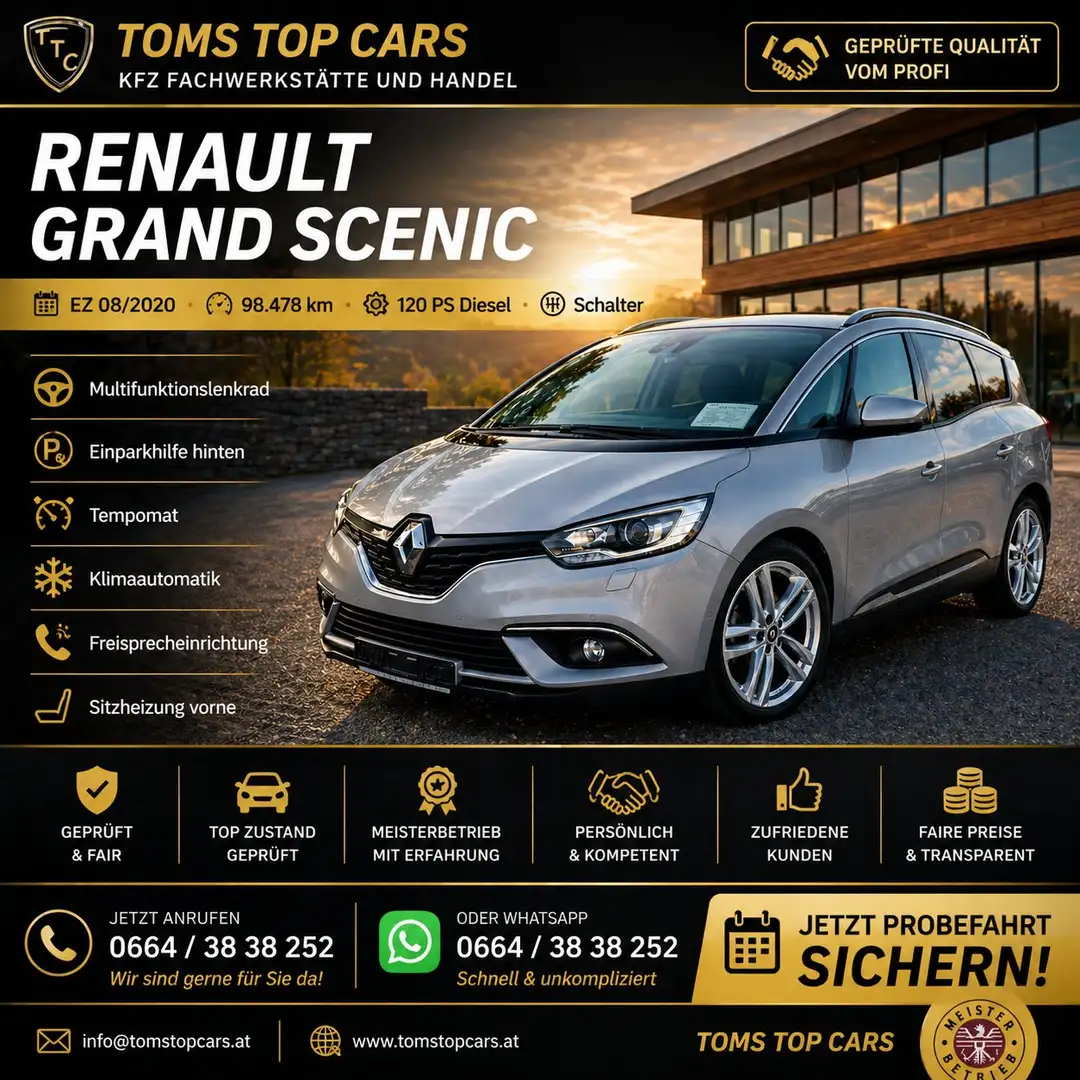 Renault Scenic Grand Business Edition Grau - 1