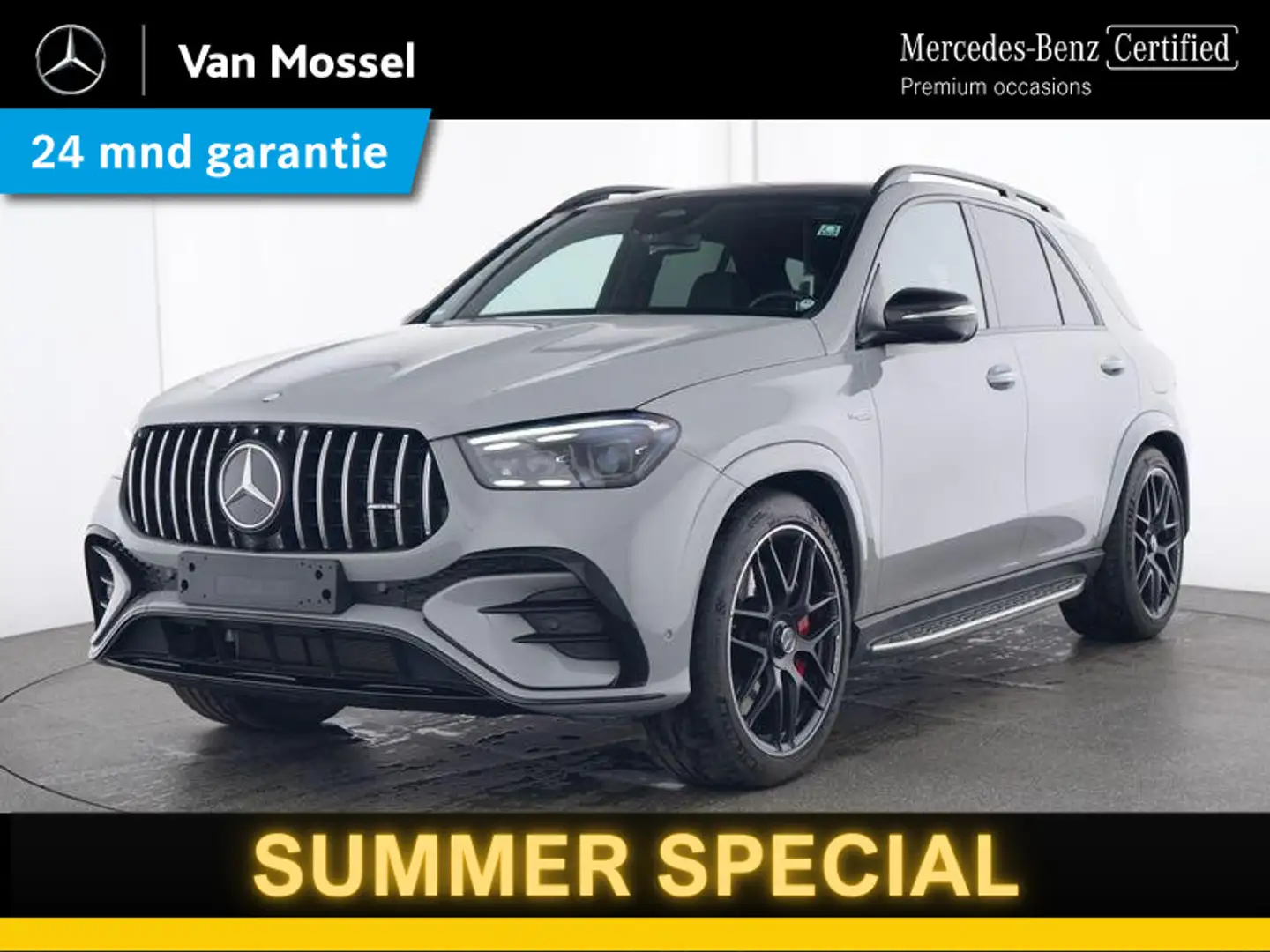 Mercedes-Benz GLE 53 AMG Hybrid 4MATIC+ /Panoramadak /Burmester /Rijassiste Grigio - 1