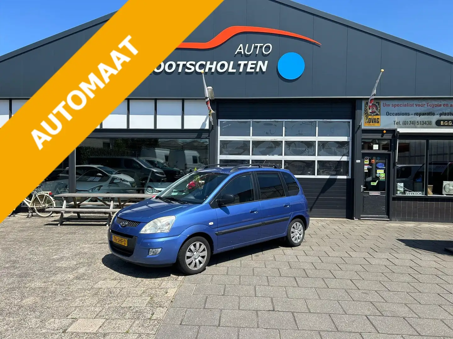 Hyundai Matrix 1.6 AUT Dynamic Airco inruiler Blau - 1