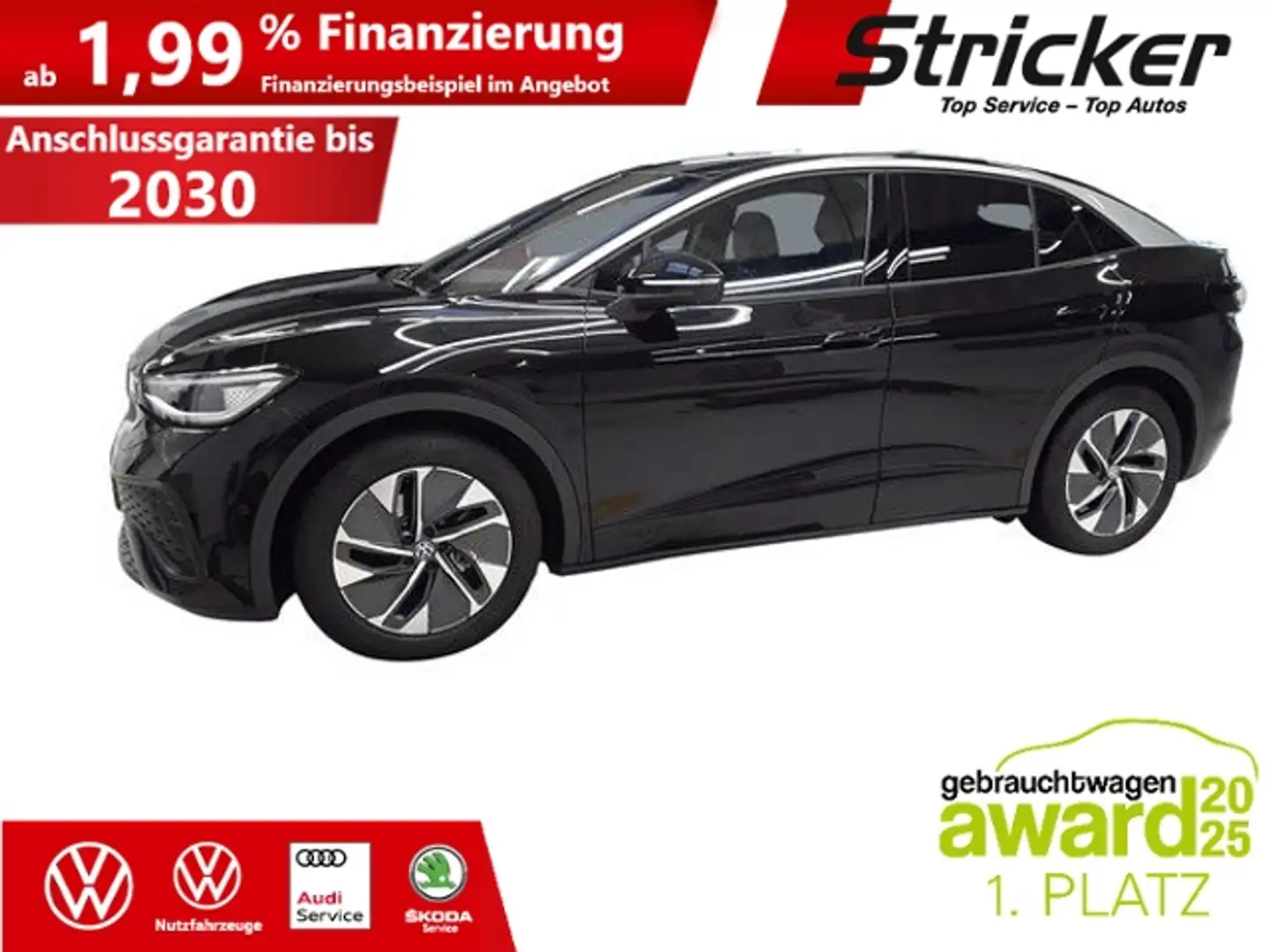 Volkswagen ID.5 Pure 125/52 298,-ohne Anzahlung Pano IQ.Light Wär Schwarz - 2