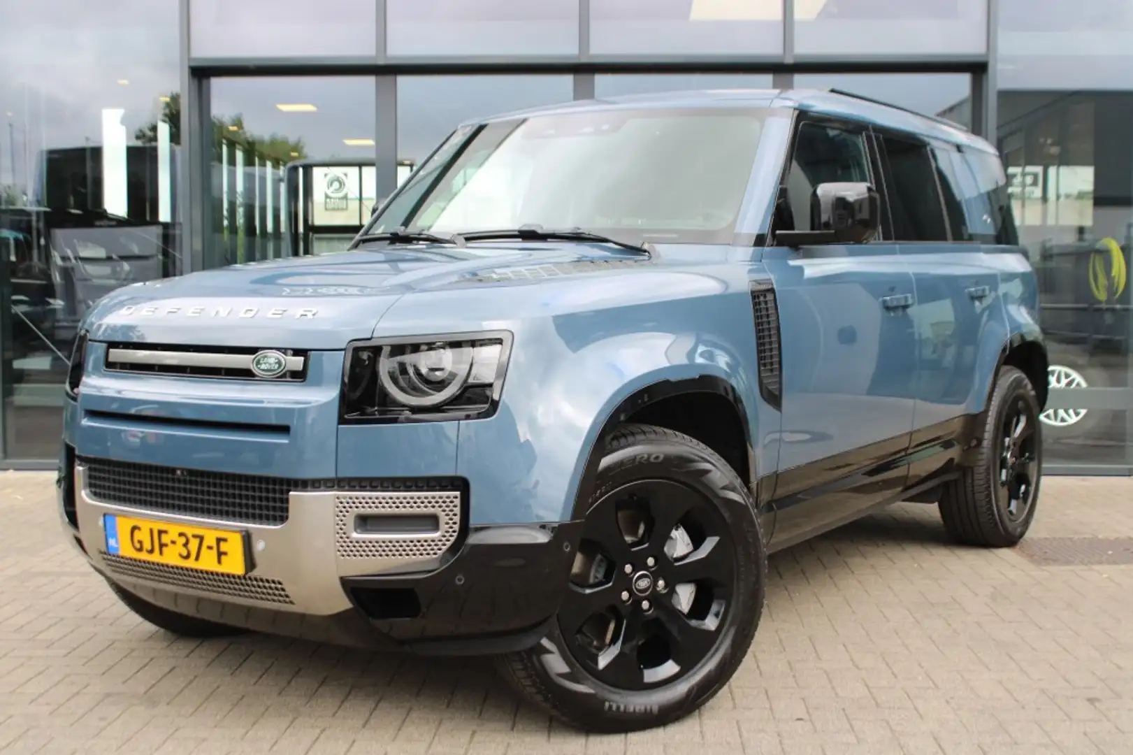 Land Rover Defender 2.0 P400E 110X SE / Pano dak / Elektr Trekhaak / M Blauw - 1