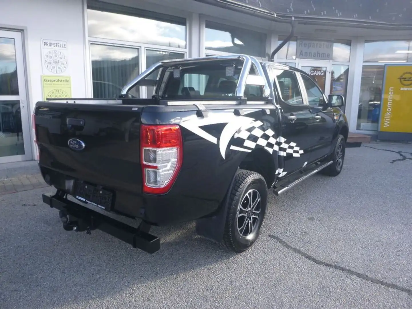 Ford Ranger Doppelkabine 4X4 XL 1. BESITZ Schwarz - 2