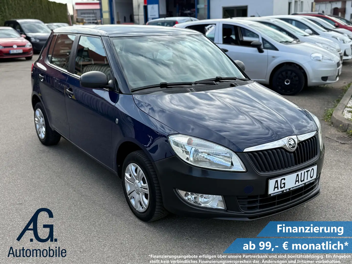 Skoda Fabia Cool Edition + Garantie Klima TÜV+Service NEU Bleu - 1
