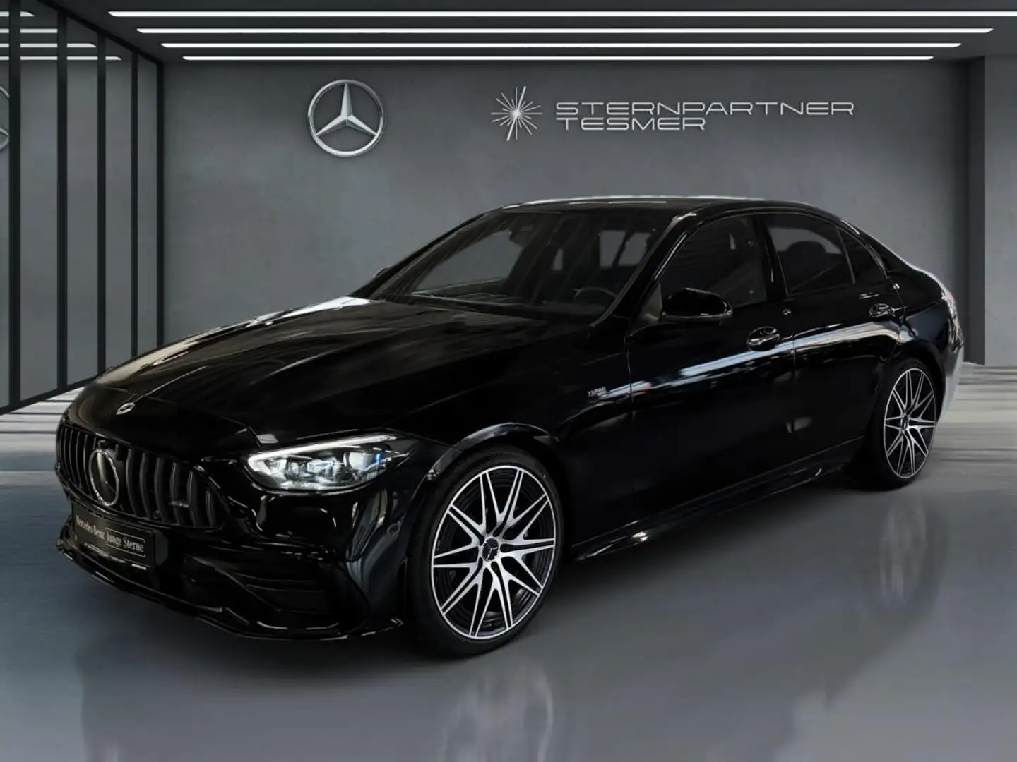 Mercedes-Benz C 43 AMG C 43 4M AMG +DISTR+PANO+HuD+DRIVERS+NIGHT+360° Noir - 1