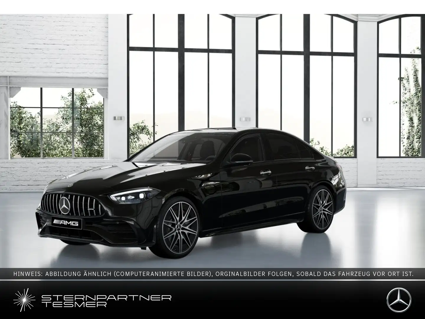 Mercedes-Benz C 43 AMG C 43 4M AMG +DISTR+PANO+HuD+DRIVERS+NIGHT+360° Schwarz - 1