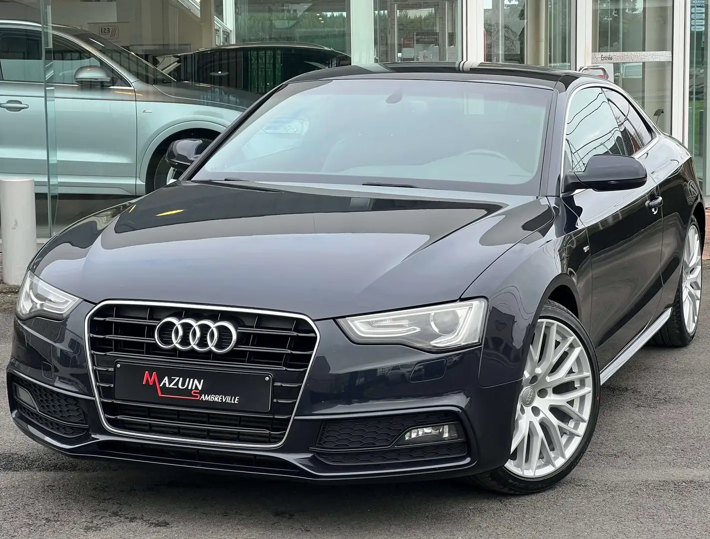 Audi A5 Coupé 1.8 TFSI * S-Line * Cuir * Jantes 19\u0027\u Bleu - 1