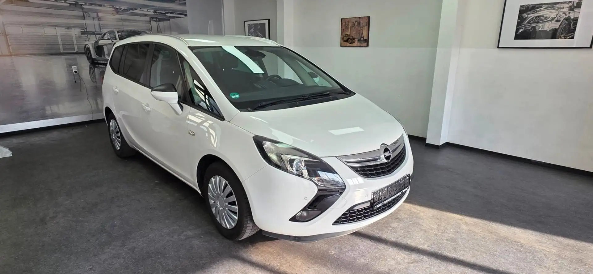 Opel Zafira Tourer 1.4 Turbo 7 Sitze WR+SR TÜV12/2027 Weiß - 2