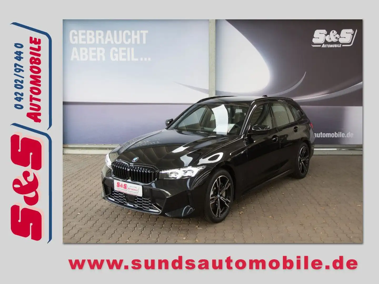 BMW 330 I xDrive M-Sport LED/WIDESCREEN/NAVI/KAMERA/ Noir - 1
