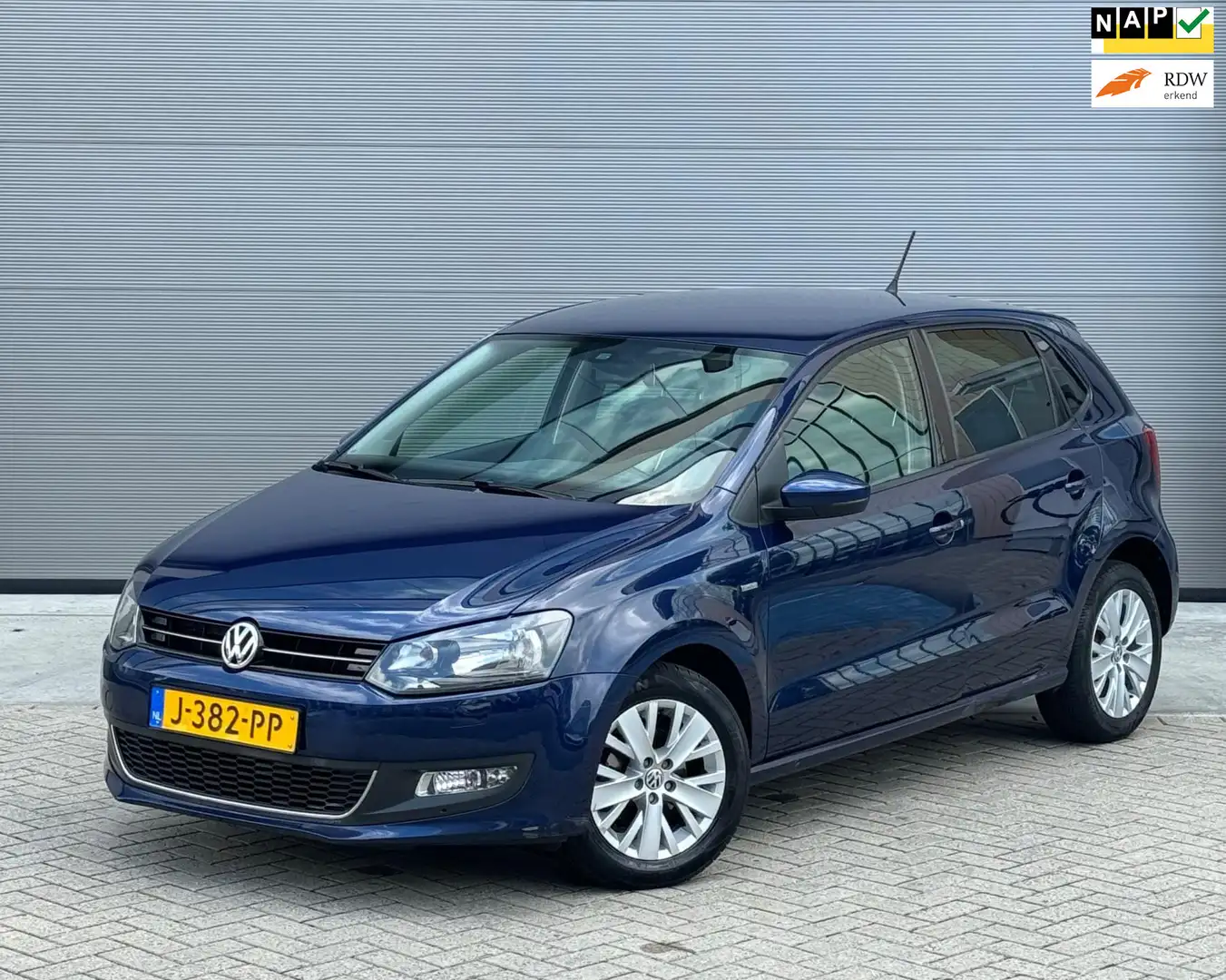 Volkswagen Polo 1.2 51KW 5DR 2013 Blauw CLIMA|CRUISE|PDC Blauw - 1