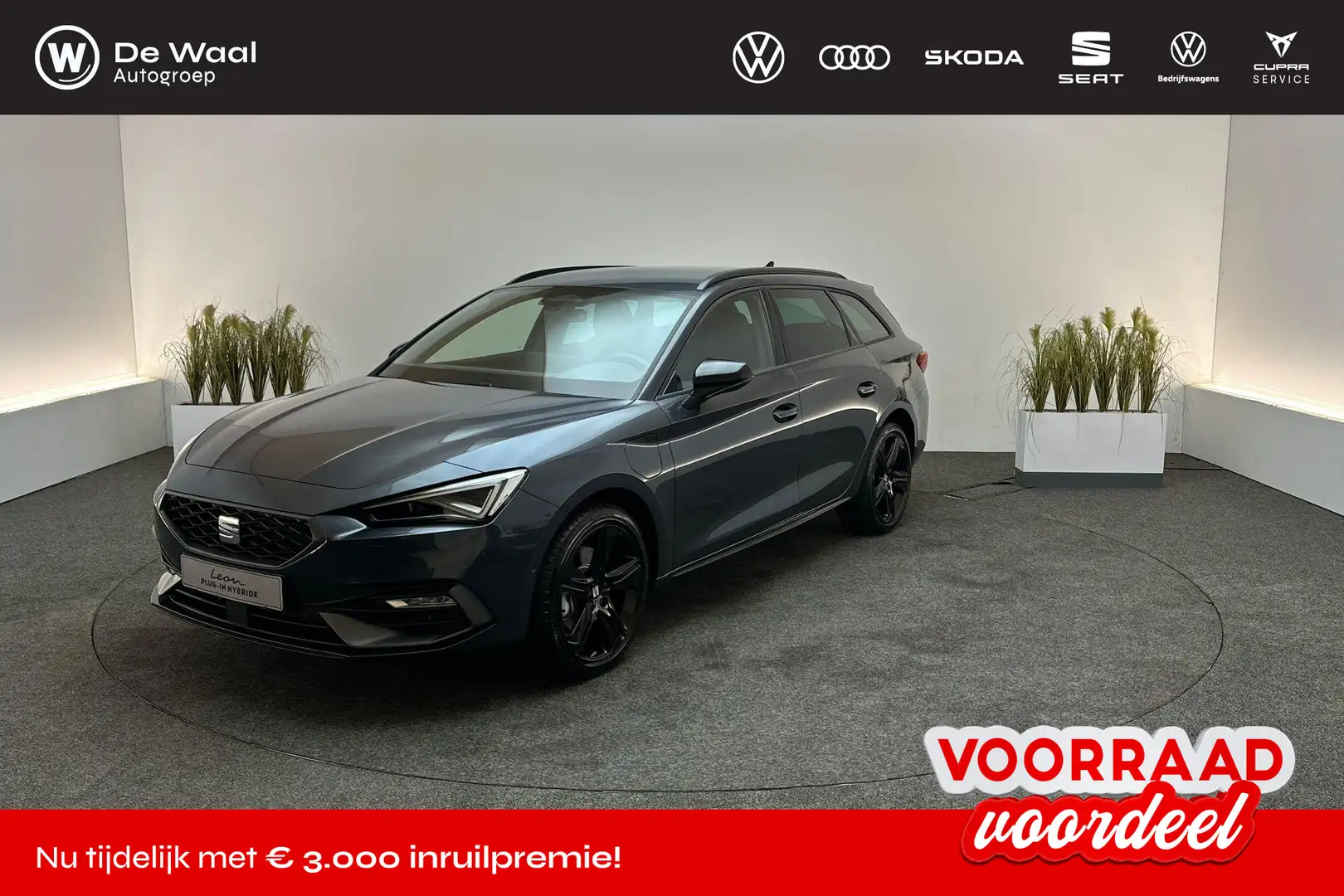 Oldtimer Seat FR Business 1.5 TSI DSG eHybrid Grijs - 1