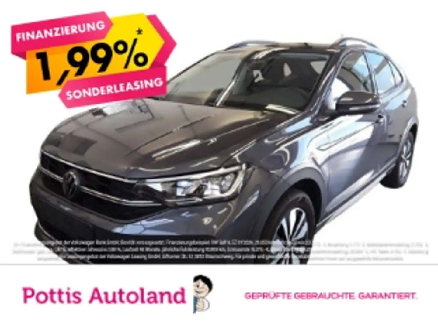 Volkswagen Taigo 1.0 TSI MOVE NAVI SHZG KLIMA PDC Grau - 1