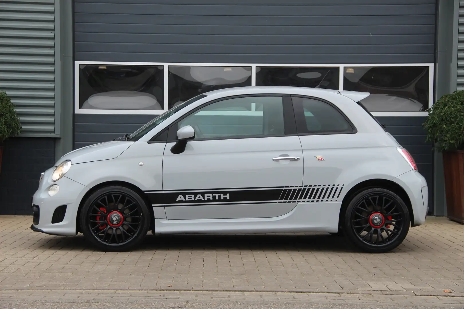 Fiat 500 Abarth 1.4-16V | Navi | Bluetooth | Sportstoelen | Clima Сірий - 2