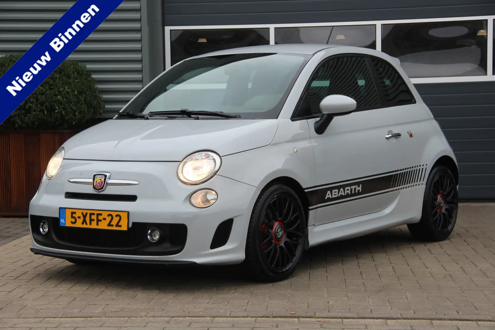 Fiat 500 Abarth 1.4-16V | Navi | Bluetooth | Sportstoelen | Clima Сірий - 1