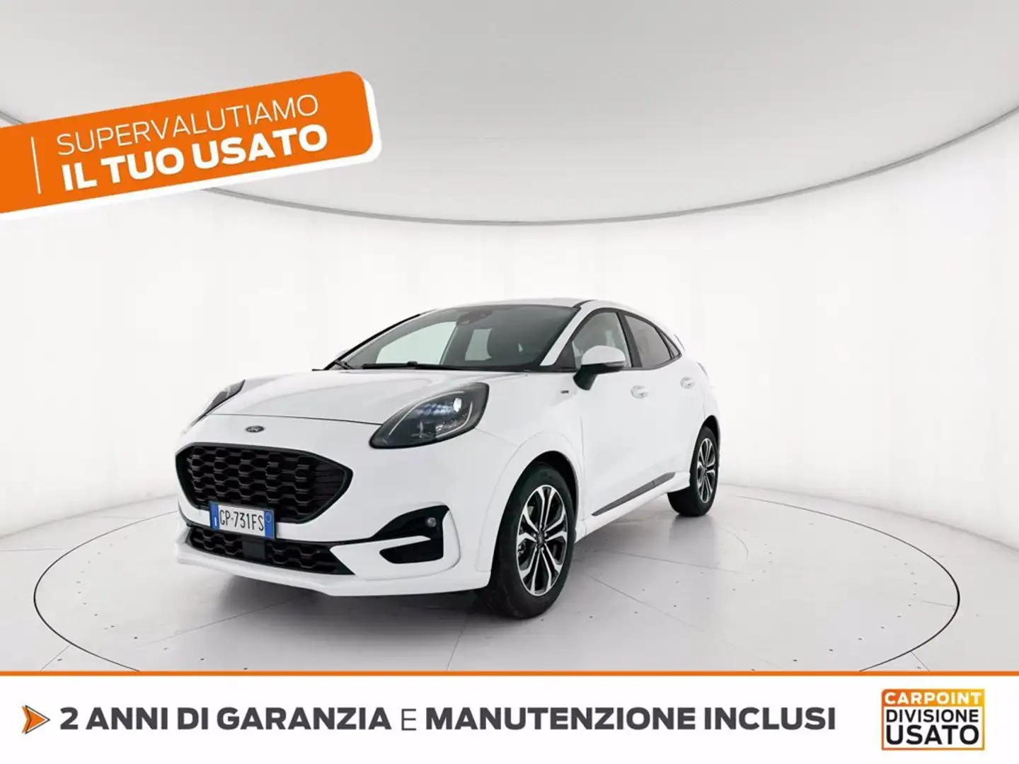 Ford Puma 1.0 ecoboost h st-line s&s 125cv auto Bianco - 1