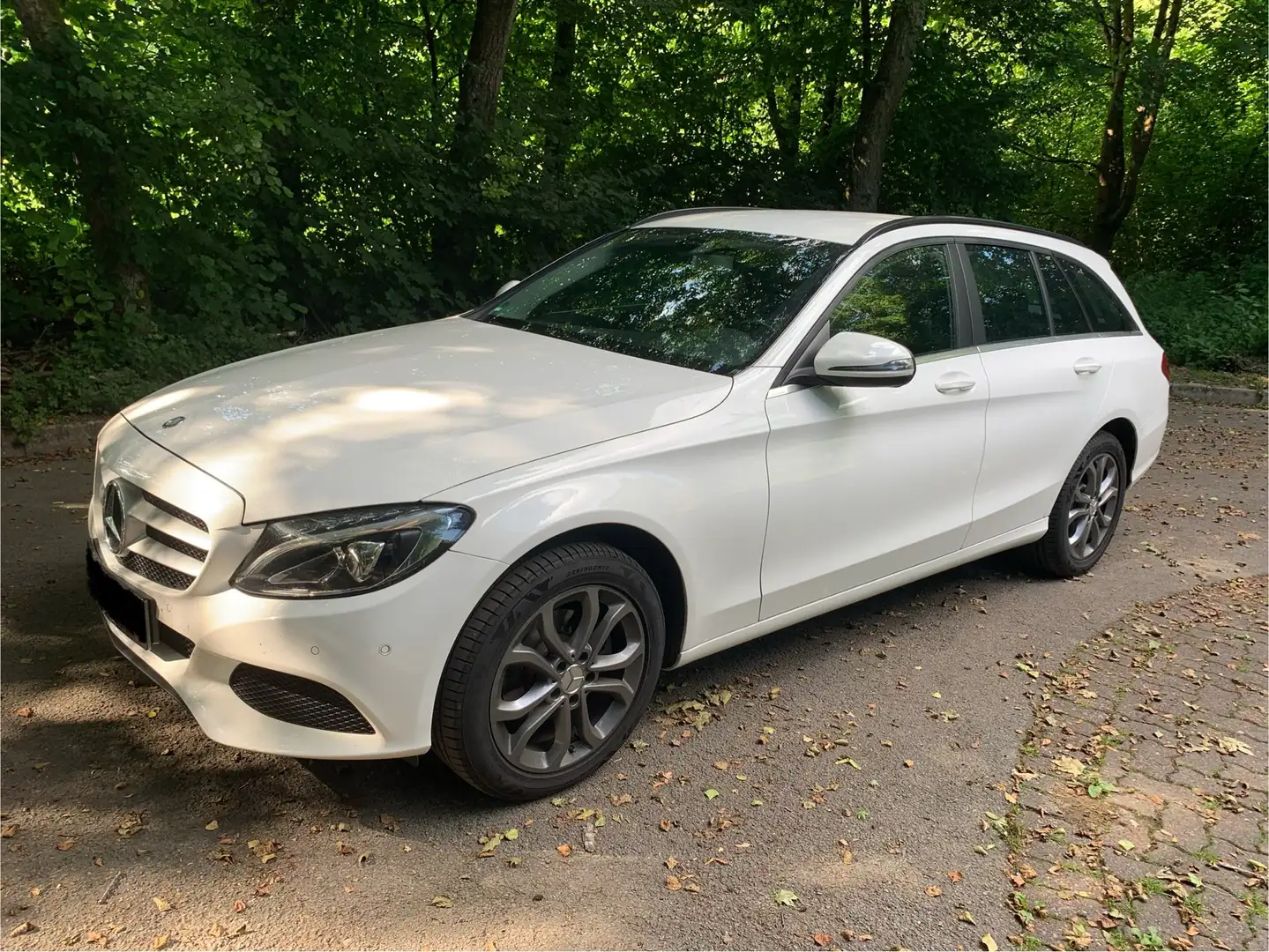 Mercedes-Benz C 180 T-Modell (Garagenfahrzeug) Weiß - 1