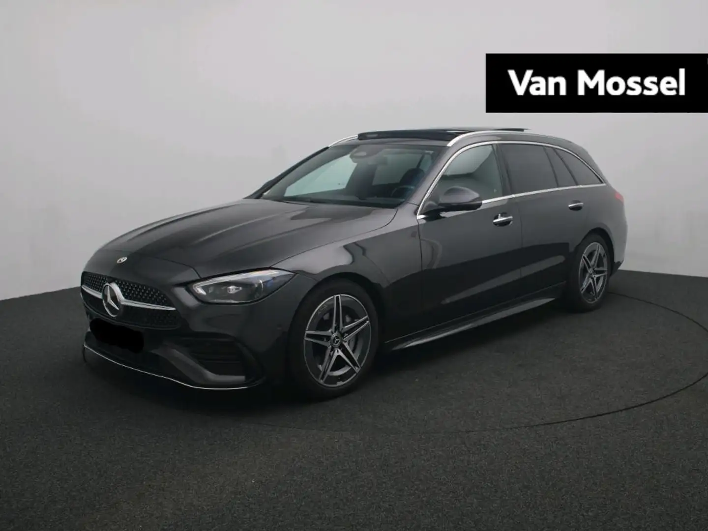 Mercedes-Benz C 180 AMG Line Break + PANORAMISCH DAK + DIGITAL LIGHT + Grijs - 1