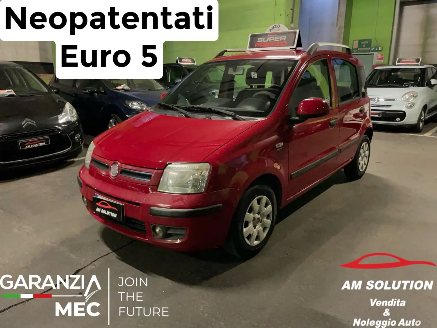 Fiat Panda 1.2 Neopatentati Euro 5 Rosso - 1