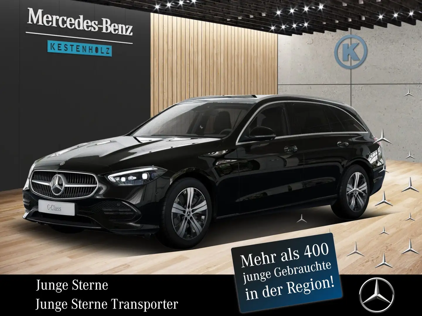 Mercedes-Benz C 220 C 220 d T AVANTGARDE°MEMO°360°AHK°PANO°EDW° Schwarz - 1