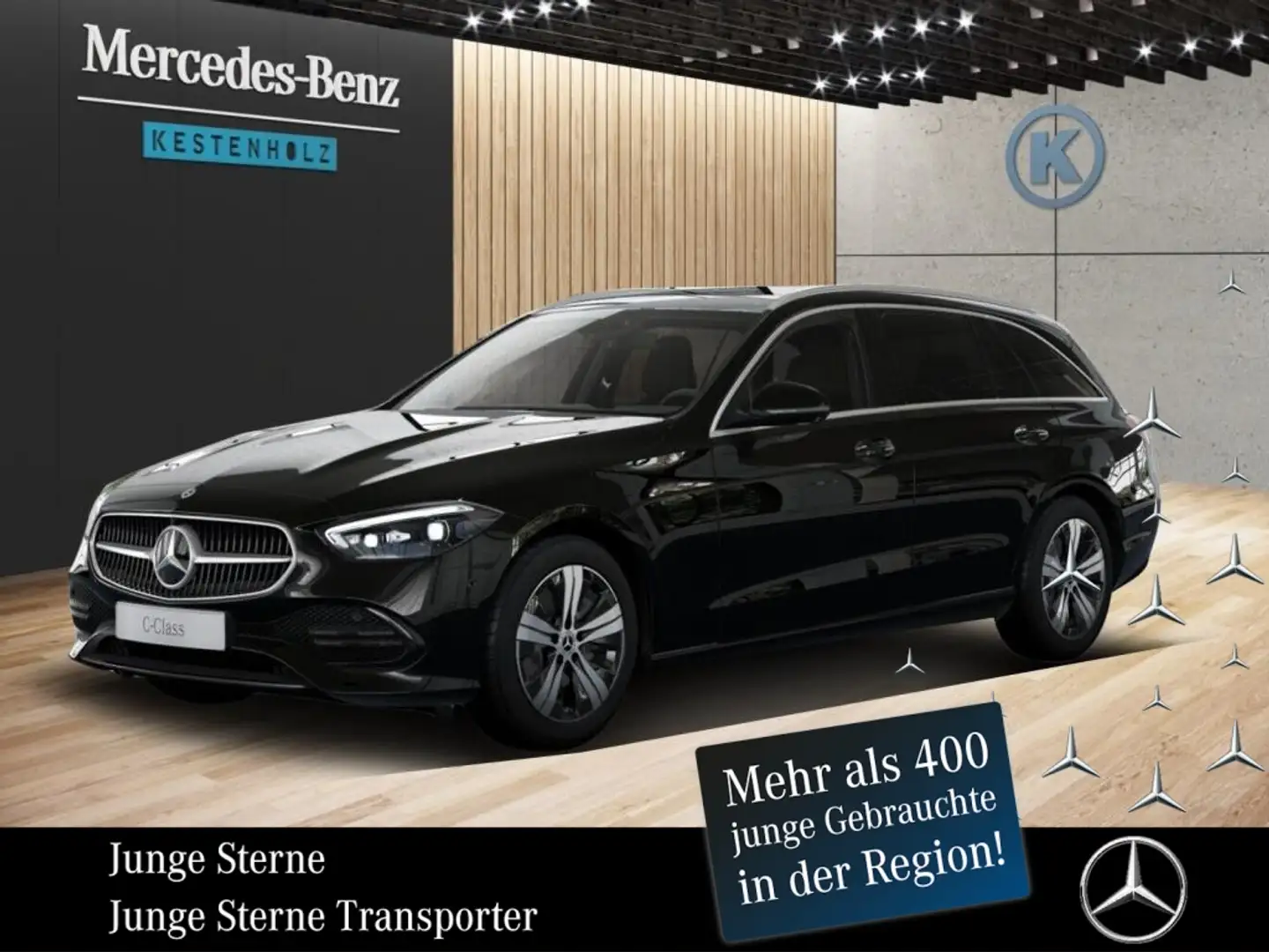 Mercedes-Benz C 220 C 220 d T-Modell *MBUX*PANO*MEMORY*SHZ*LED*AHK* Schwarz - 1