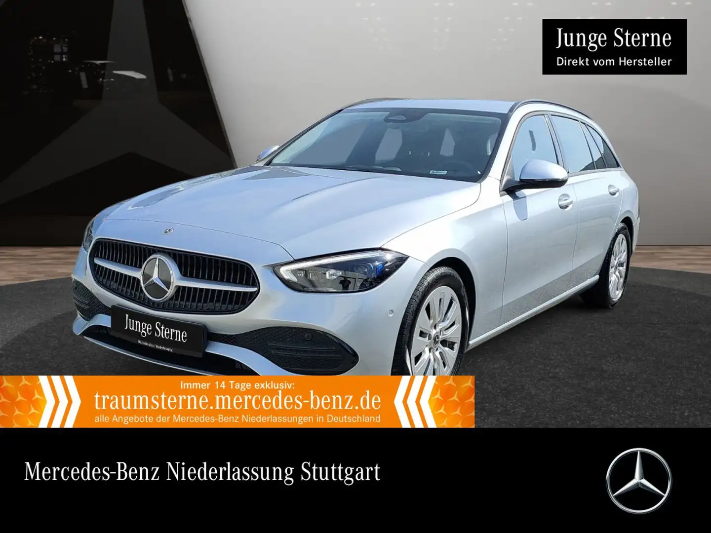 Mercedes-Benz C 220 d T KAMERA+KEYLESS+9G Argent - 1